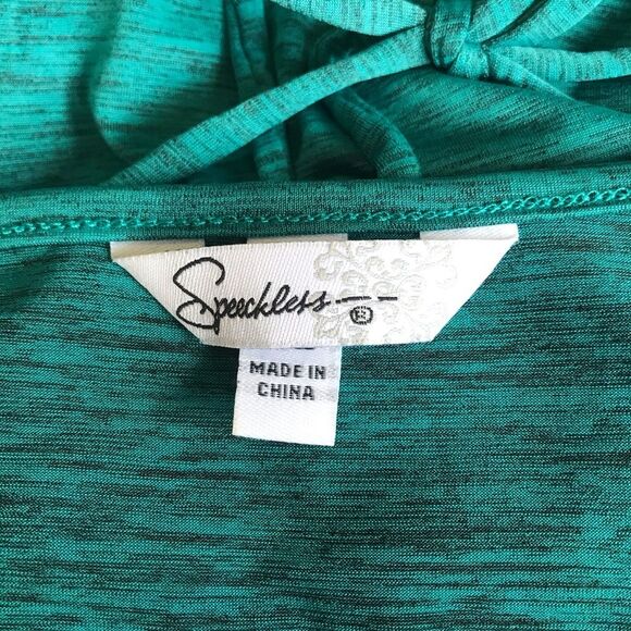 Speechless Embellished Beaded Tank Top Flowy Tie Back Sz XL - Picture 8 of 10